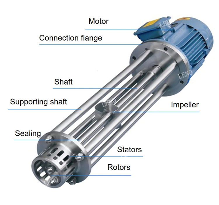 Stainless Steel Mixing Tank High Speed Dispersion Mixer